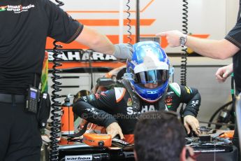 World © Octane Photographic Ltd. Tuesday 25th November 2014. Abu Dhabi Testing - Yas Marina Circuit. Sahara Force India VJM07 – Jolyon Palmer. Digital Ref : 1174CB1D7975