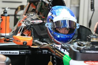 World © Octane Photographic Ltd. Tuesday 25th November 2014. Abu Dhabi Testing - Yas Marina Circuit. Sahara Force India VJM07 – Jolyon Palmer. Digital Ref : 1174CB1D7979