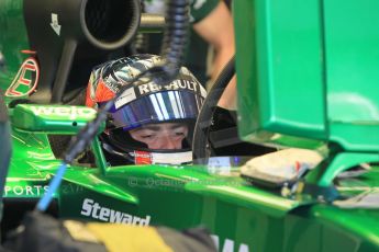 World © Octane Photographic Ltd. Tuesday 25th November 2014. Abu Dhabi Testing - Yas Marina Circuit. Caterham F1 Team CT05 – William Stevens. Digital Ref: 1174CB1D8006