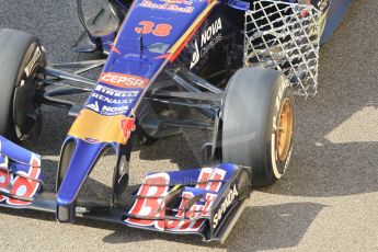 World © Octane Photographic Ltd. Tuesday 25th November 2014. Abu Dhabi Testing - Yas Marina Circuit. Scuderia Toro Rosso STR9 – Max Verstappen. Digital Ref: 1174CB1D8124