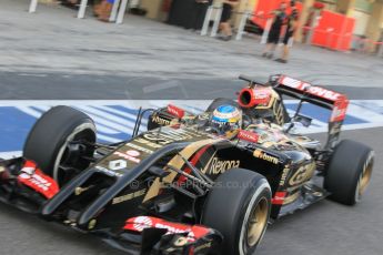 World © Octane Photographic Ltd. Tuesday 25th November 2014. Abu Dhabi Testing - Yas Marina Circuit. Lotus F1 Team E22 – Charles Pic. Digital Ref: 1174CB1D8226