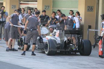 World © Octane Photographic Ltd. Tuesday 25th November 2014. Abu Dhabi Testing - Yas Marina Circuit. Sauber C33 – Marcus Ericsson. Digital Ref: 1174CB1D8235