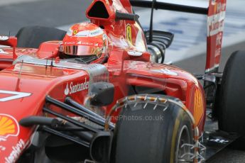 World © Octane Photographic Ltd. Tuesday 25th November 2014. Abu Dhabi Testing - Yas Marina Circuit. Scuderia Ferrari F14T - Kimi Raikkonen. Digital Ref: 1174CB1D8260