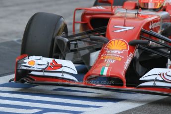 World © Octane Photographic Ltd. Tuesday 25th November 2014. Abu Dhabi Testing - Yas Marina Circuit. Scuderia Ferrari F14T - Kimi Raikkonen. Digital Ref: 1174CB1D8265