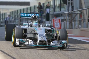 World © Octane Photographic Ltd. Tuesday 25th November 2014. Abu Dhabi Testing - Yas Marina Circuit. Mercedes AMG Petronas F1 W05 Hybrid – Nico Rosberg. Digital Ref: 1174CB1D8313