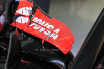 World © Octane Photographic Ltd. Tuesday 25th November 2014. Abu Dhabi Testing - Yas Marina Circuit. Lotus F1 Team E22 front wing detail. Digital Ref: 1174CB1D8394