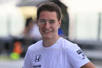 World © Octane Photographic Ltd. Tuesday 25th November 2014. Abu Dhabi Testing - Yas Marina Circuit. McLaren Honda MP4-29H/1X1 - Stoffel Vandoorne. Digital Ref: 1174CB1D8417