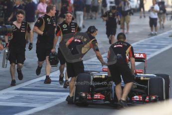 World © Octane Photographic Ltd. Tuesday 25th November 2014. Abu Dhabi Testing - Yas Marina Circuit. Lotus F1 Team E22 – Charles Pic. Digital Ref: 1174CB7D8537