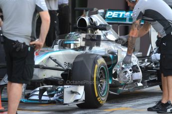 World © Octane Photographic Ltd. Tuesday 25th November 2014. Abu Dhabi Testing - Yas Marina Circuit. Mercedes AMG Petronas F1 W05 Hybrid – Nico Rosberg. Digital Ref: 1174CB7D8678