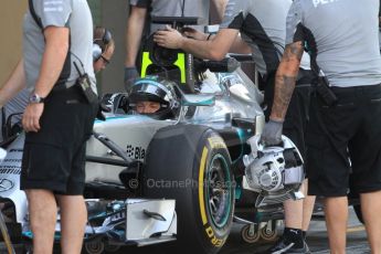 World © Octane Photographic Ltd. Tuesday 25th November 2014. Abu Dhabi Testing - Yas Marina Circuit. Mercedes AMG Petronas F1 W05 Hybrid – Nico Rosberg. Digital Ref: 1174CB7D8682