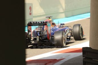 World © Octane Photographic Ltd. Tuesday 25th November 2014. Abu Dhabi Testing - Yas Marina Circuit. Infiniti Red Bull Racing RB10 – Carlos Sainz jr. Digital Ref: 1174CB7D8701