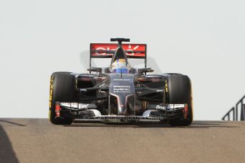 World © Octane Photographic Ltd. Tuesday 25th November 2014. Abu Dhabi Testing - Yas Marina Circuit. Sauber C33 – Marcus Ericsson. Digital Ref: 1174CB7D8719