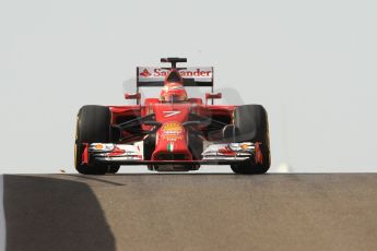 World © Octane Photographic Ltd. Tuesday 25th November 2014. Abu Dhabi Testing - Yas Marina Circuit. Scuderia Ferrari F14T - Kimi Raikkonen. Digital Ref: 1174CB7D8721