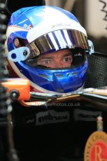 World © Octane Photographic Ltd. Tuesday 25th November 2014. Abu Dhabi Testing - Yas Marina Circuit. Sahara Force India VJM07 – Jolyon Palmer. Digital Ref : 1174LB1D7740