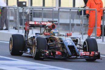 World © Octane Photographic Ltd. Tuesday 25th November 2014. Abu Dhabi Testing - Yas Marina Circuit. Lotus F1 Team E22 – Charles Pic. Digital Ref: 1174LB1D7806