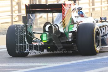 World © Octane Photographic Ltd. Tuesday 25th November 2014. Abu Dhabi Testing - Yas Marina Circuit. Sahara Force India VJM07 – Jolyon Palmer. Rear wing Digital Ref : 1174LB1D7904