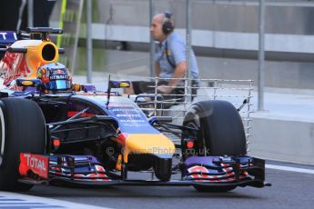 World © Octane Photographic Ltd. Tuesday 25th November 2014. Abu Dhabi Testing - Yas Marina Circuit. Infiniti Red Bull Racing RB10 – Carlos Sainz jr. Digital Ref: 1174LB1D7923