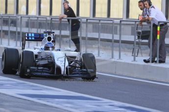 World © Octane Photographic Ltd. Tuesday 25th November 2014. Abu Dhabi Testing - Yas Marina Circuit. Williams Racing FW36 – Valtteri Bottas. Digital Ref: 1174LB1D7969