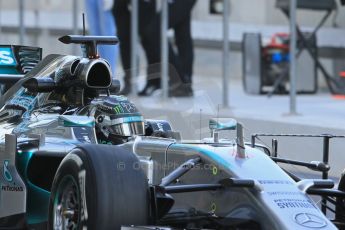 World © Octane Photographic Ltd. Tuesday 25th November 2014. Abu Dhabi Testing - Yas Marina Circuit. Mercedes AMG Petronas F1 W05 Hybrid – Nico Rosberg. Digital Ref: 1174LB1D8077