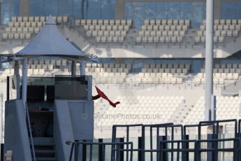 World © Octane Photographic Ltd. Tuesday 25th November 2014. Abu Dhabi Testing - Yas Marina Circuit. Red flag. Digital Ref: 1174LB1D8129