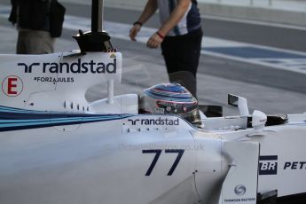 World © Octane Photographic Ltd. Tuesday 25th November 2014. Abu Dhabi Testing - Yas Marina Circuit. Williams Racing FW36 – Valtteri Bottas. Digital Ref: 1174LB7L9548