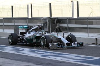 World © Octane Photographic Ltd. Tuesday 25th November 2014. Abu Dhabi Testing - Yas Marina Circuit. Mercedes AMG Petronas F1 W05 Hybrid – Nico Rosberg. Digital Ref: 1174LB7L9558