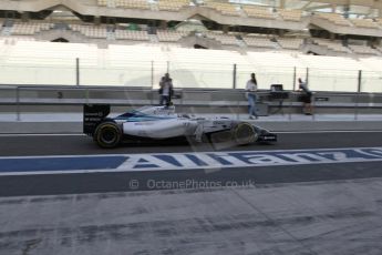 World © Octane Photographic Ltd. Tuesday 25th November 2014. Abu Dhabi Testing - Yas Marina Circuit. Williams Racing FW36 – Valtteri Bottas. Digital Ref: 1174LB7L9608