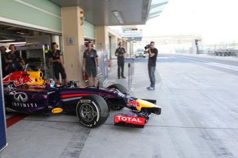 World © Octane Photographic Ltd. Tuesday 25th November 2014. Abu Dhabi Testing - Yas Marina Circuit. Infiniti Red Bull Racing RB10 – Carlos Sainz jr. Digital Ref: 1174LB7L9633