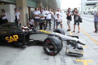 World © Octane Photographic Ltd. Tuesday 25th November 2014. Abu Dhabi Testing - Yas Marina Circuit. McLaren Honda MP4-29H/1X1 - Stoffel Vandoorne. Digital Ref: 1174LB7L9830