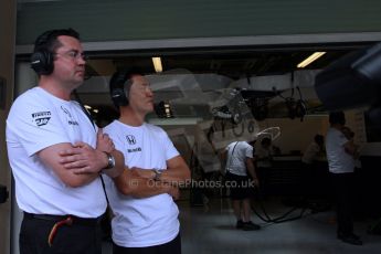 World © Octane Photographic Ltd. Tuesday 25th November 2014. Abu Dhabi Testing - Yas Marina Circuit. McLaren Honda MP4-29H/1X1 - Eric Boullier. Digital Ref: 1174LB7L9837