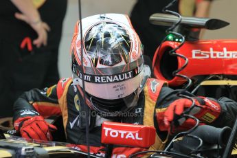 World © Octane Photographic Ltd. Wednesday 26th November 2014. Abu Dhabi Testing - Yas Marina Circuit. Lotus F1 Team E22 – Esteban Ocon. Digital Ref: 1175CB1D8630