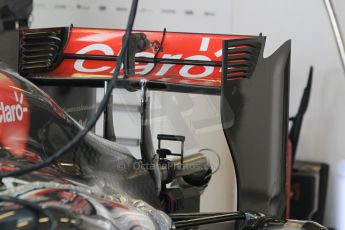 World © Octane Photographic Ltd. Wednesday 26th November 2014. Abu Dhabi Testing - Yas Marina Circuit. Sauber C33 rear wing. Digital Ref : 1175CB1D8747