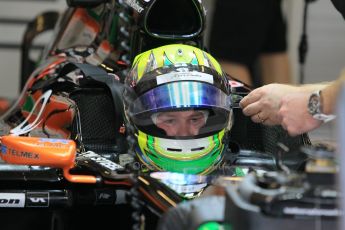 World © Octane Photographic Ltd. Wednesday 26th November 2014. Abu Dhabi Testing - Yas Marina Circuit. Sahara Force India VJM07 – Spike Goddard. Digital Ref: 1175CB1D8799