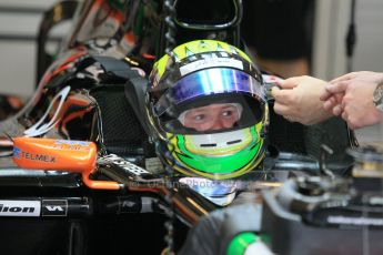 World © Octane Photographic Ltd. Wednesday 26th November 2014. Abu Dhabi Testing - Yas Marina Circuit. Sahara Force India VJM07 – Spike Goddard. Digital Ref: 1175CB1D8803