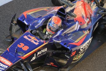 World © Octane Photographic Ltd. Wednesday 26th November 2014. Abu Dhabi Testing - Yas Marina Circuit. Scuderia Toro Rosso STR 9 – Max Verstappen. Digital Ref: 1175CB1D8892
