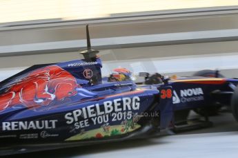 World © Octane Photographic Ltd. Wednesday 26th November 2014. Abu Dhabi Testing - Yas Marina Circuit. Scuderia Toro Rosso STR 9 – Max Verstappen. Digital Ref: 1175CB1D8986
