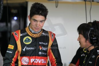 World © Octane Photographic Ltd. Wednesday 26th November 2014. Abu Dhabi Testing - Yas Marina Circuit. Lotus F1 Team E22 – Esteban Ocon. Digital Ref: 1175CB1D8990