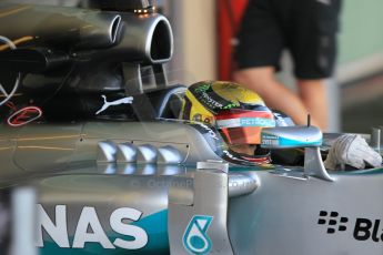 World © Octane Photographic Ltd. Wednesday 26th November 2014. Abu Dhabi Testing - Yas Marina Circuit. Mercedes AMG Petronas F1 W05 Hybrid - Pascal Wehrlein. Digital Ref: 1175CB1D9202