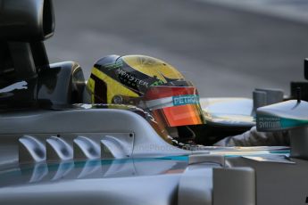 World © Octane Photographic Ltd. Wednesday 26th November 2014. Abu Dhabi Testing - Yas Marina Circuit. Mercedes AMG Petronas F1 W05 Hybrid - Pascal Wehrlein. Digital Ref: 1175CB1D9208