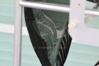 World © Octane Photographic Ltd. Wednesday 26th November 2014. Abu Dhabi Testing - Yas Marina Circuit. Sahara Force India VJM07 rear wing inner face. Digital Ref: 1175CB1D9221