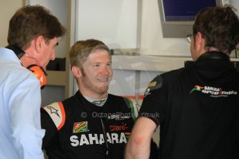 World © Octane Photographic Ltd. Wednesday 26th November 2014. Abu Dhabi Testing - Yas Marina Circuit. Sahara Force India VJM07 – Spike Goddard. Digital Ref: 1175CB1D9236