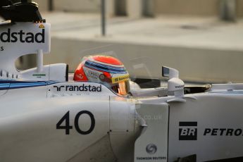 World © Octane Photographic Ltd. Wednesday 26th November 2014. Abu Dhabi Testing - Yas Marina Circuit. Williams Racing FW36 – Felipe Nasr. Digital Ref: 1175CB1D9348