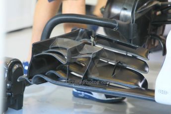 World © Octane Photographic Ltd. Wednesday 26th November 2014. Abu Dhabi Testing - Yas Marina Circuit. Williams Racing FW36 front wing. Digital Ref: 1175CB1D9355