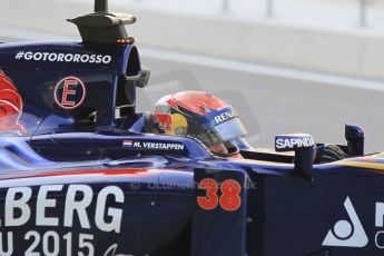 World © Octane Photographic Ltd. Wednesday 26th November 2014. Abu Dhabi Testing - Yas Marina Circuit. Scuderia Toro Rosso STR 9 – Max Verstappen. Digital Ref: 1175CB1D9360