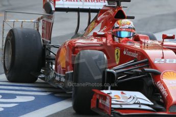 World © Octane Photographic Ltd. Wednesday 26th November 2014. Abu Dhabi Testing - Yas Marina Circuit. Scuderia Ferrari F14T – Raffaele Marciello. Digital Ref: 1175CB1D9468