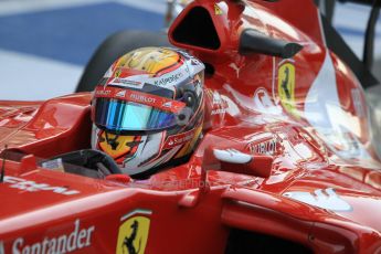World © Octane Photographic Ltd. Wednesday 26th November 2014. Abu Dhabi Testing - Yas Marina Circuit. Scuderia Ferrari F14T – Raffaele Marciello. Digital Ref: 1175CB1D9478
