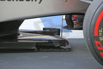 World © Octane Photographic Ltd. Wednesday 26th November 2014. Abu Dhabi Testing - Yas Marina Circuit. Mercedes AMG Petronas F1 W05 Hybrid floor. Digital Ref: 1175CB1D9551
