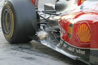 World © Octane Photographic Ltd. Wednesday 26th November 2014. Abu Dhabi Testing - Yas Marina Circuit. Scuderia Ferrari F14T rear suspension. Digital Ref: 1175CB1D9557