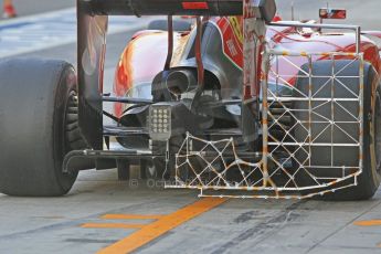 World © Octane Photographic Ltd. Wednesday 26th November 2014. Abu Dhabi Testing - Yas Marina Circuit. Scuderia Ferrari F14T diffusor and aero test rig. Digital Ref: 1175CB1D9561