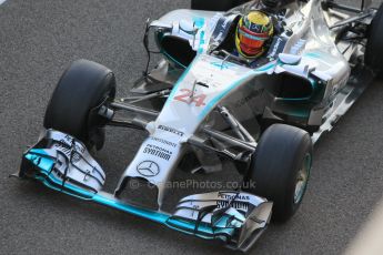 World © Octane Photographic Ltd. Wednesday 26th November 2014. Abu Dhabi Testing - Yas Marina Circuit. Mercedes AMG Petronas F1 W05 Hybrid - Pascal Wehrlein. Digital Ref: 1175CB1D9612